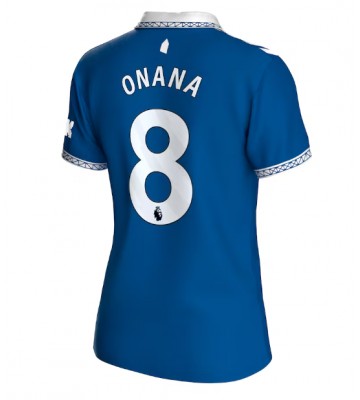 Everton Amadou Onana #8 Hjemmebanetrøje Dame 2023-24 Kort ærmer